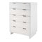 Manhattan Comfort Granville White 5-Drawer Chest and 6-Drawer Double Dresser, Set of 2 GRAN061 - alternate 9